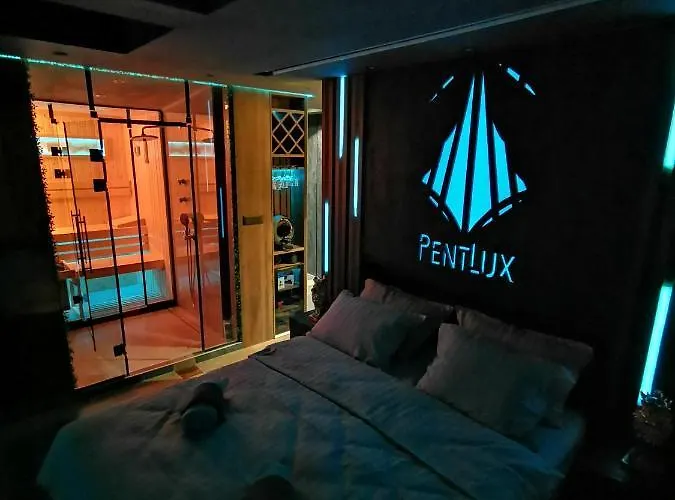 Appartement Smart Luxury Penthouse - Private Sauna, Hot-tub, Cinema At The Location In Skopje